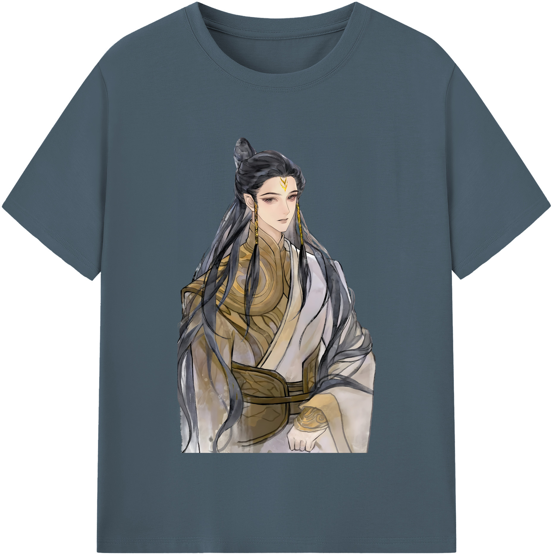 （画像用） Ne Zha 2 ナタ 魔童の大暴れ 綿100％半袖Tシャツ（フロントプリント）